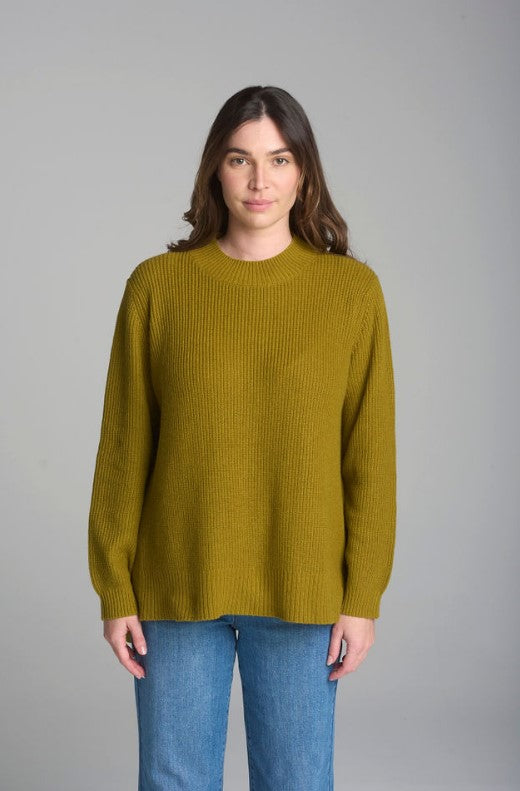 Cloth + Paper + Scissors - Rib Knit Jumper - Cardamon