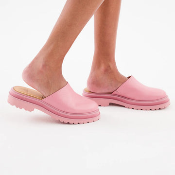 Rollie - Mule Step All - Blush Pink