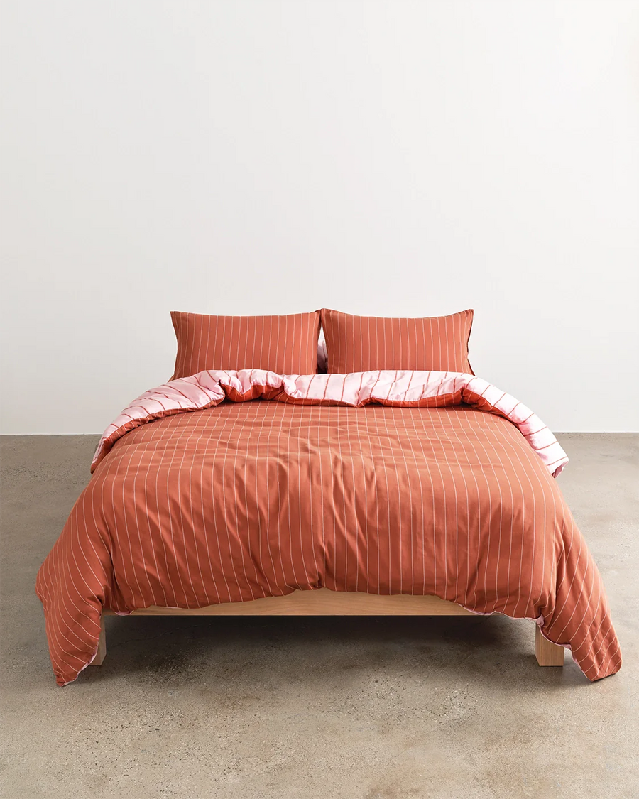 Hommey - Quilt Cover - Rose/Sienna - King