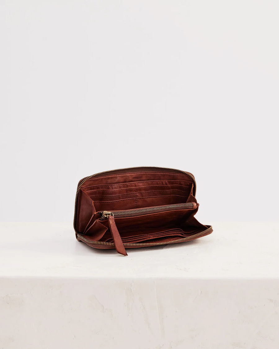 Juju & Co - Slim Wallet - Cognac