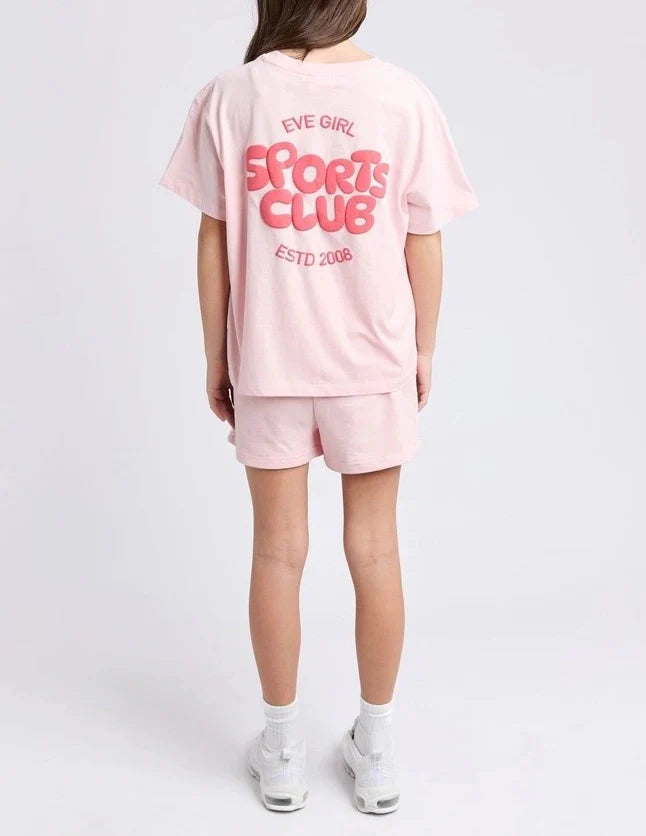 Eve Girl - Sports Club Tee - Pink - Kids Size 3-7