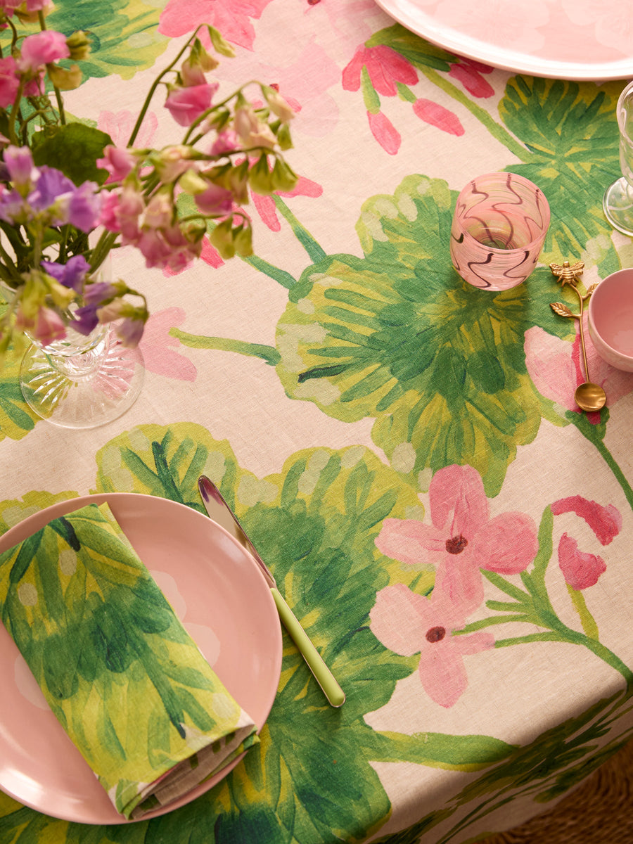 Bonnie & Neil - Geranium Multi Tablecloth - 250cm x 170cm