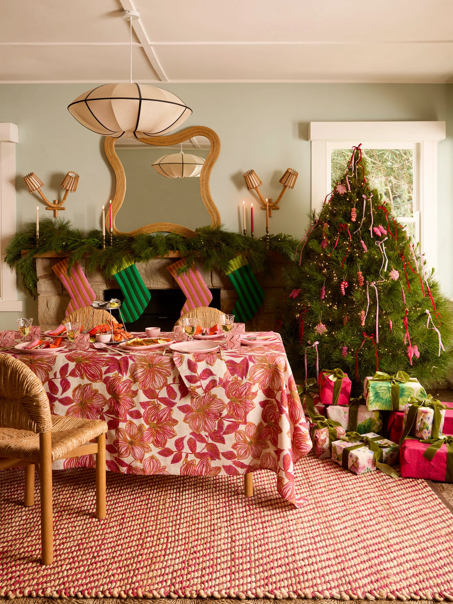 Bonnie & Neil - Azalea Pink Tablecloth