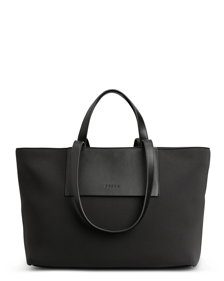 Prene Bags - The Blake Bag - Neoprene Tote Bag - Black