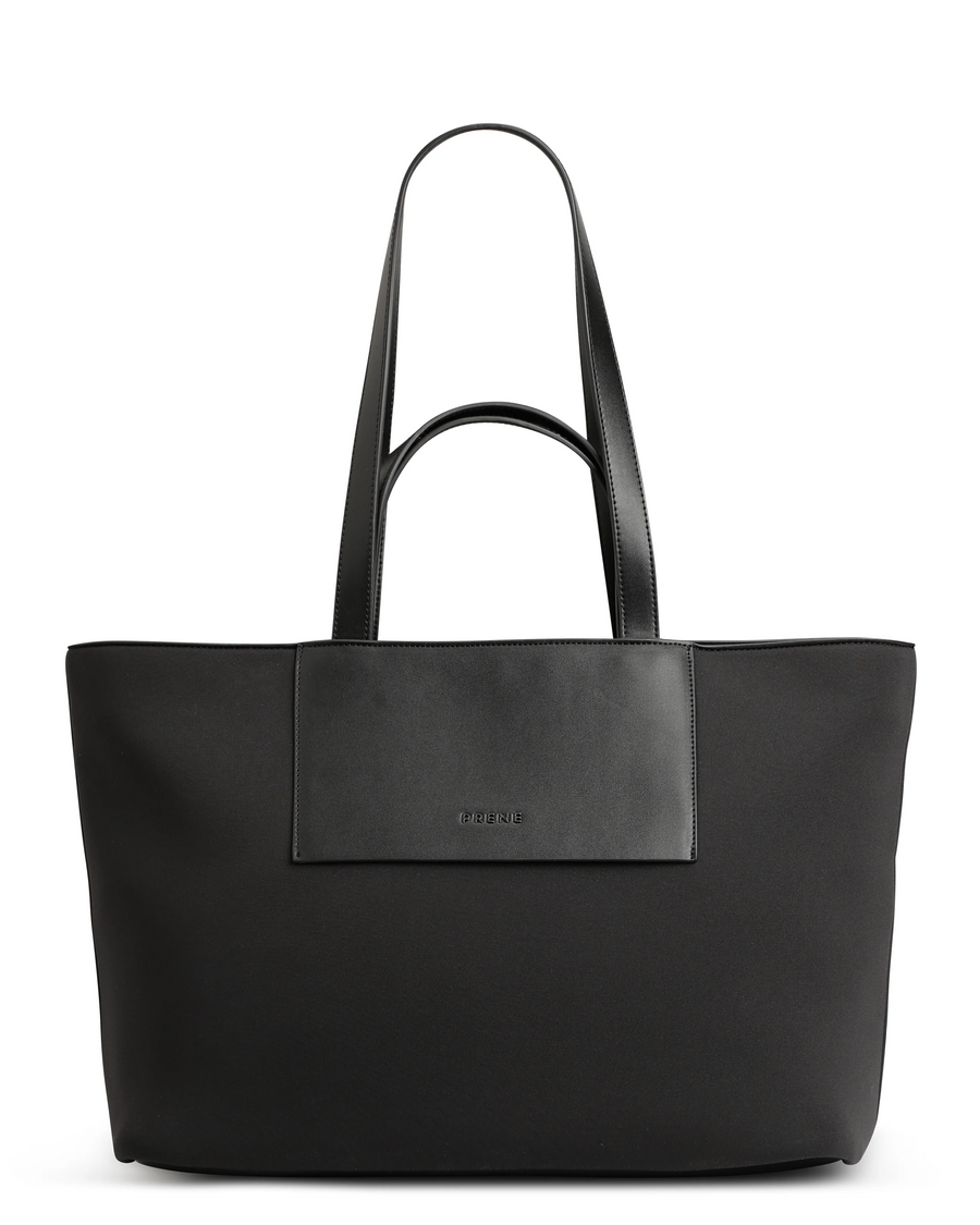 Prene Bags - The Blake Bag - Neoprene Tote Bag - Black