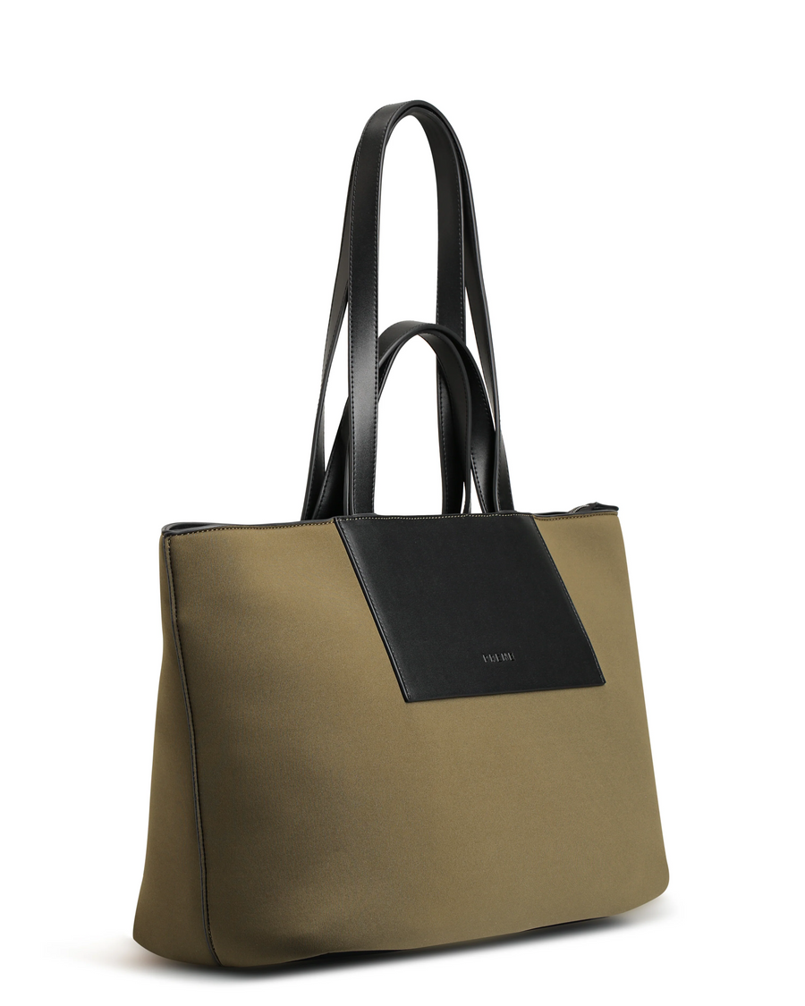 Prene Bags - The Blake Bag - Neoprene Tote Bag - Moss