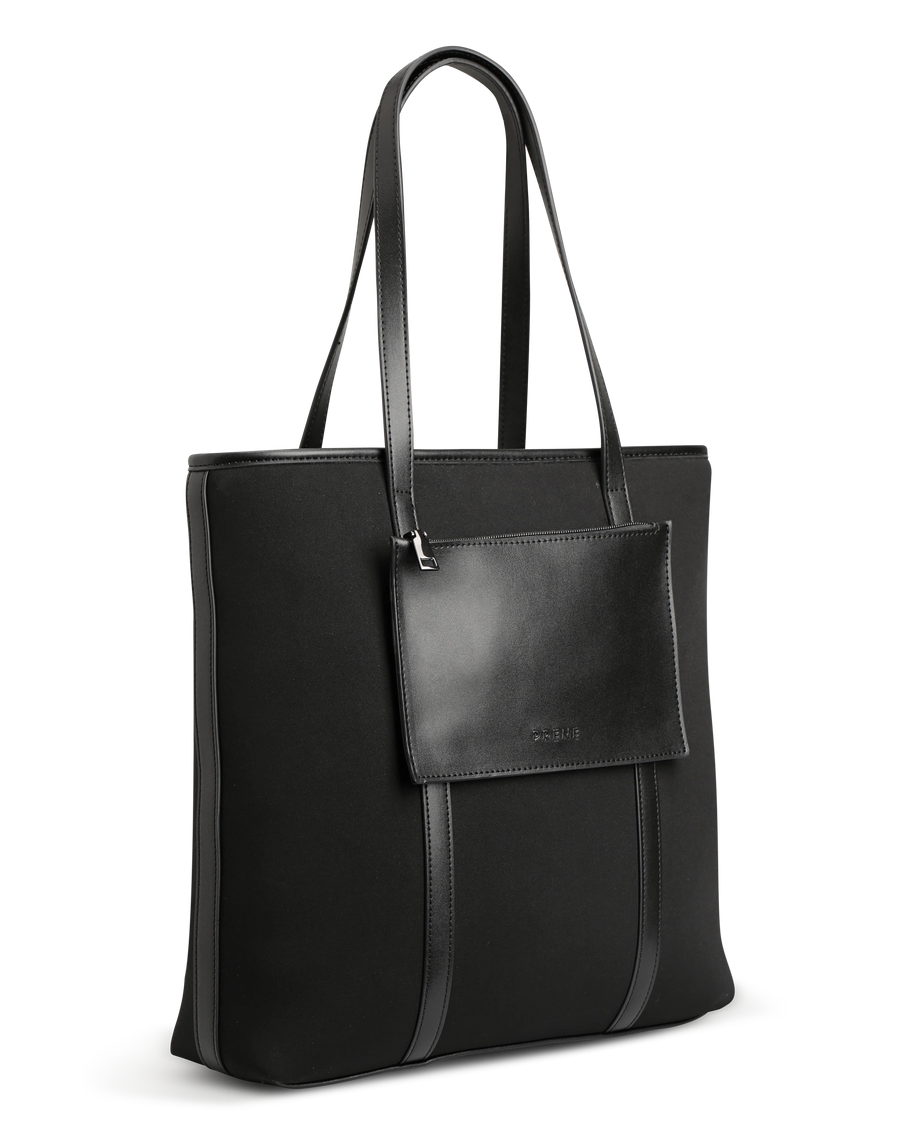 Prene Bags - The Dylan Bag - Neoprene Tote Bag - Black