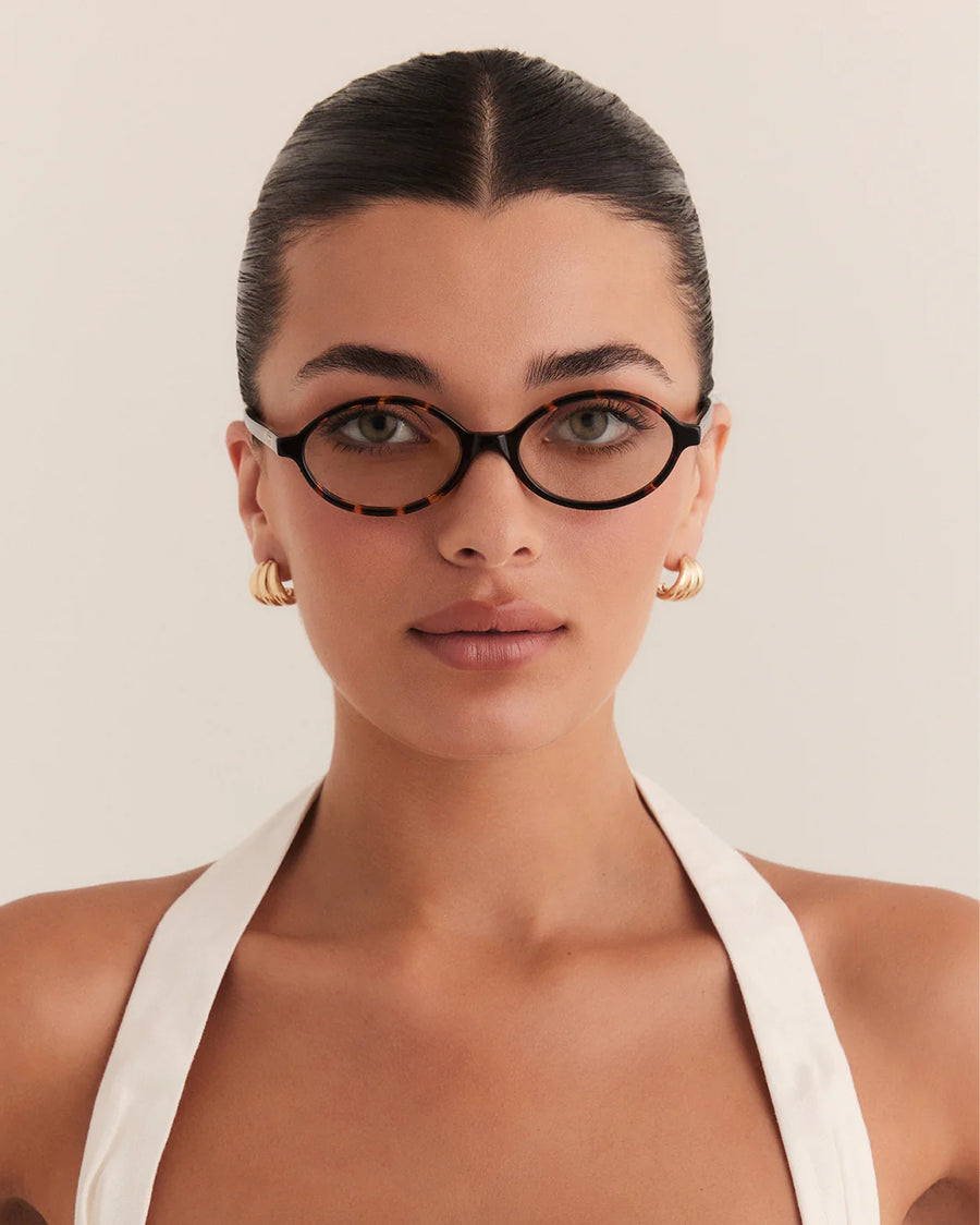 Banbe - The Yasmin - Havana Tort - Blue Light