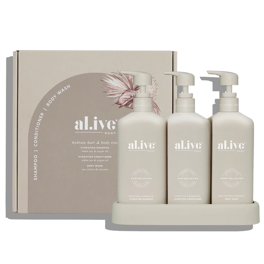 Al.ive Body - Hair & Body Trio - Hydrate Pack of 3