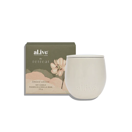 Al.ive Body - Magnolia & Vanilla Bean Soy Candle