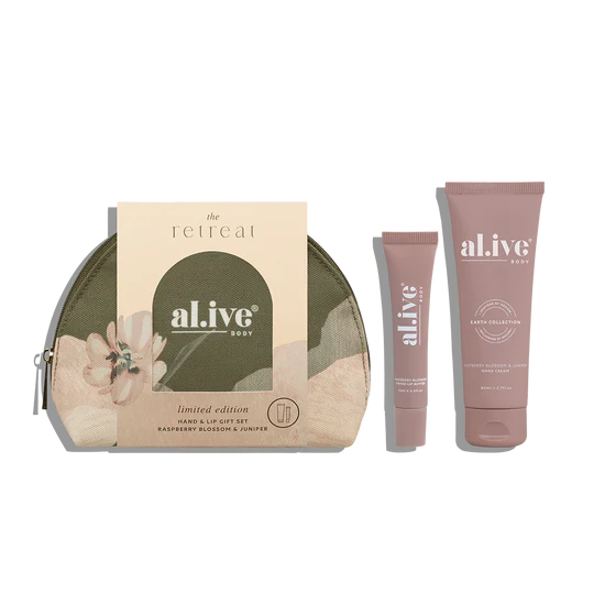 Al.ive Body - Hand & Lip Gift Set - Raspberry Blossom & Juniper