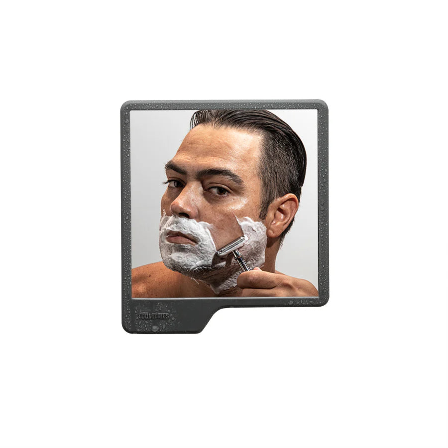 Tooletries - The Oliver - Shower Mirror - Charcoal