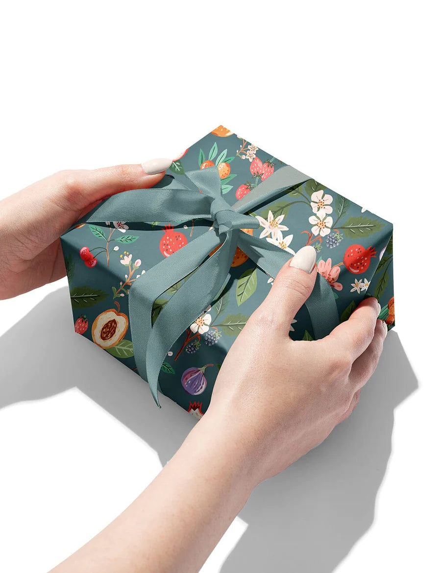 Bespoke Letterpress - Gift Wrap Roll - 3m Roll - Tutti Fruity