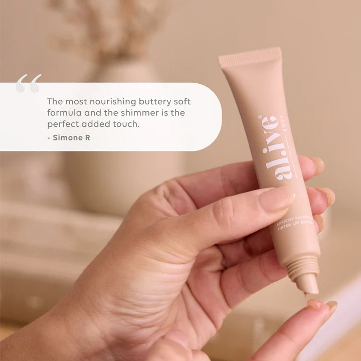 Al.ive Body - Tinted Lip Butter - Apricot Shimmer