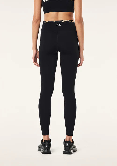 P.E Nation - Vita Full Length Legging - Black/Leopard
