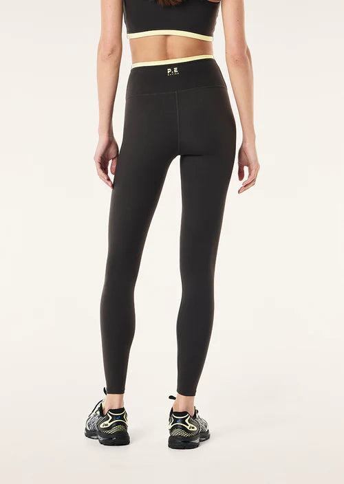P.E Nation - Vita Full Length Legging - Smokestone/Lemonade