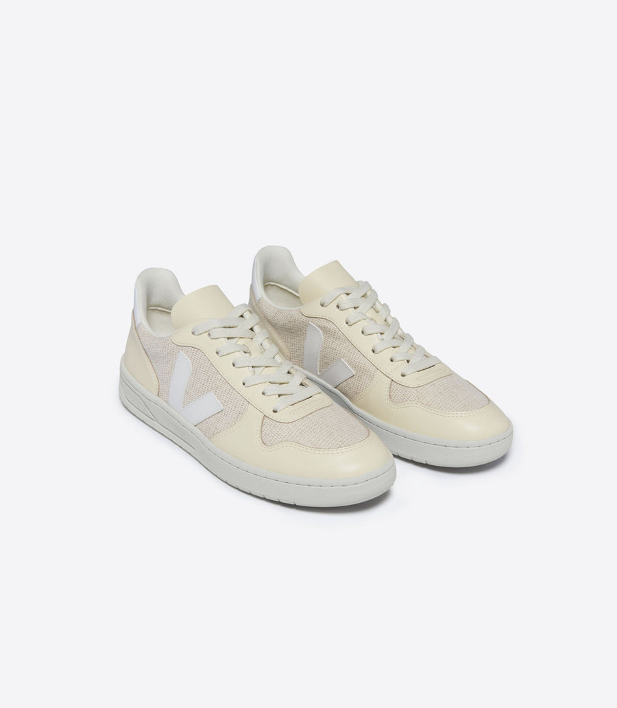 Veja - V-10 J-MESH JUTE - WHITE MULTICO