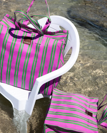 EAUBAGS - Vacay - Ultra Pink & Green