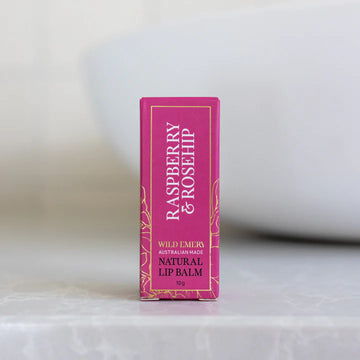 Wild Emery - Natural Lip Balm - Raspberry & Rosehip