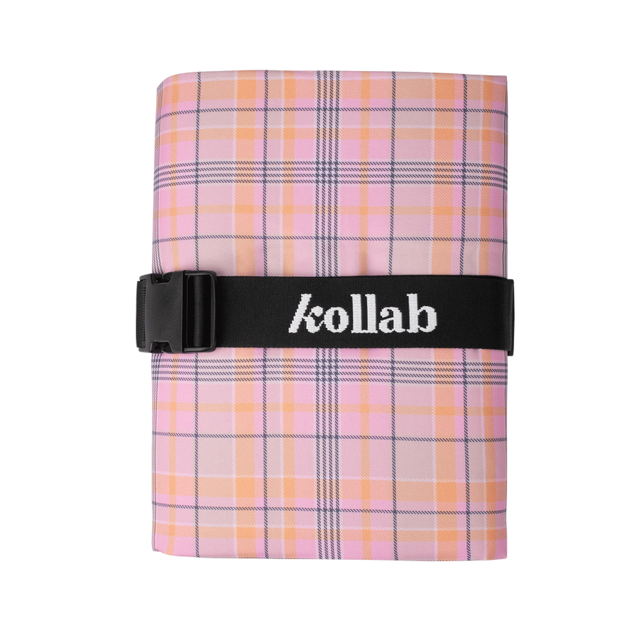 Kollab - Picnic Mat - Pink Blanket Check