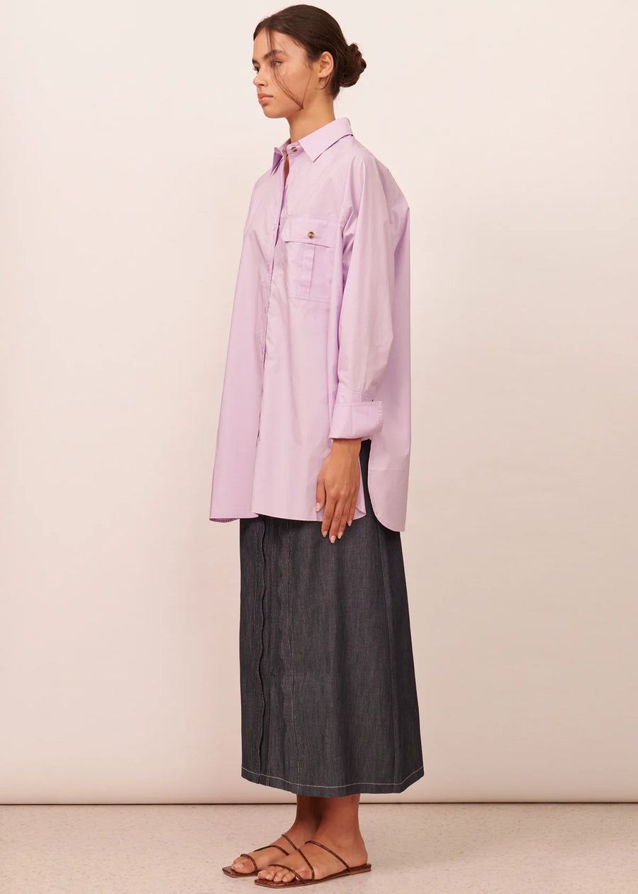 Apartment Clothing - Brigitte Raglan Shirt - Lilac