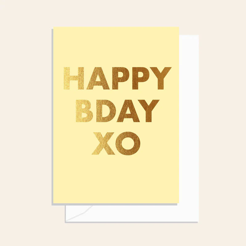 Elm Paper - Happy Bday Lemon Drop Card