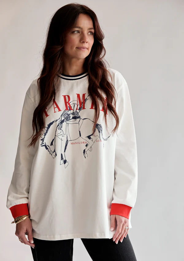 FARMER by Whitney Spicer - COMING SOON - Bronc Ringer Long Sleeve Shirt