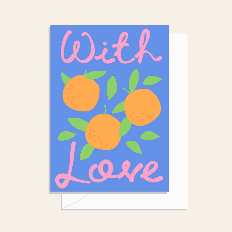 Elm Paper - Capri Arancia Card