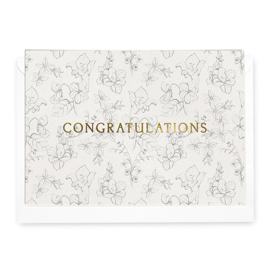 Honest Paper - 'Congratulations' Floriography Greeting Card