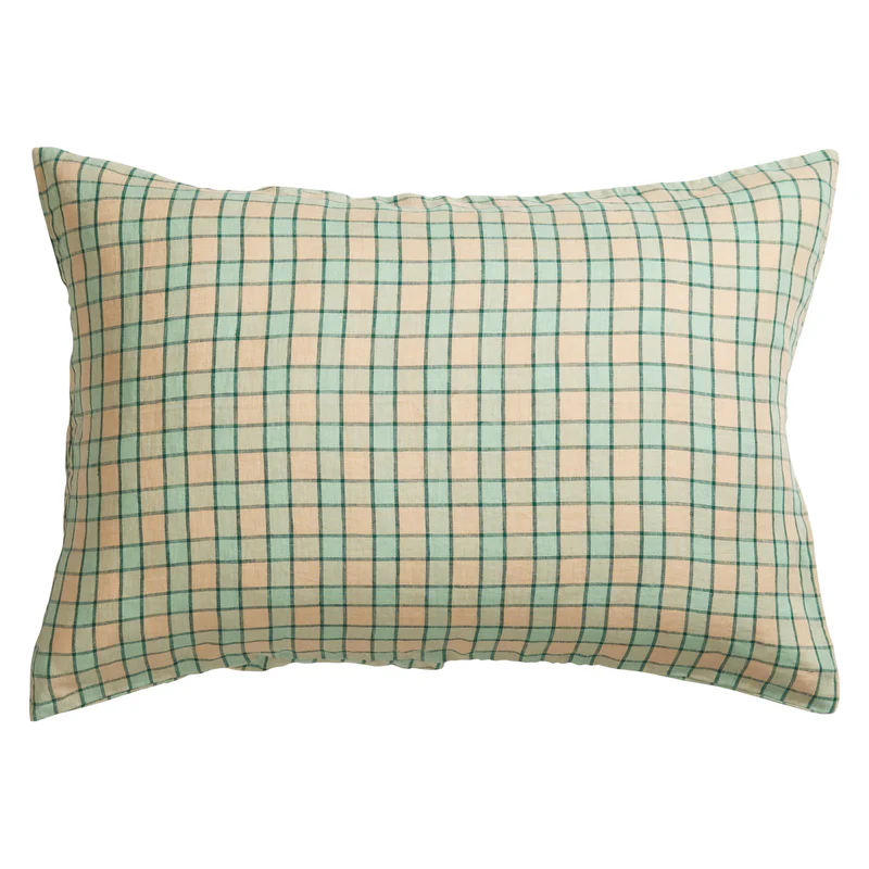 Sage & Clare - Marquis Linen Pillowcase Set - Jade