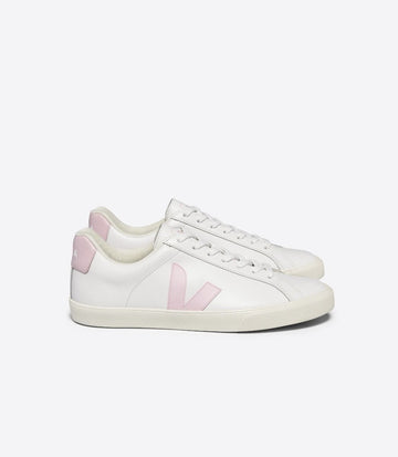 Veja - Esplar Logo Leather - Extra White Petale