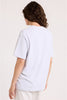 Ena Pelly - Sophia Relaxed Tee - Notice -  White Marle
