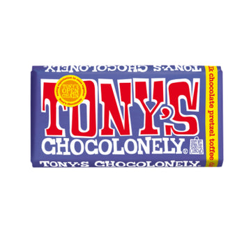 Tony's Chocolonely - Dark Milk Pretzel Toffee 180gm