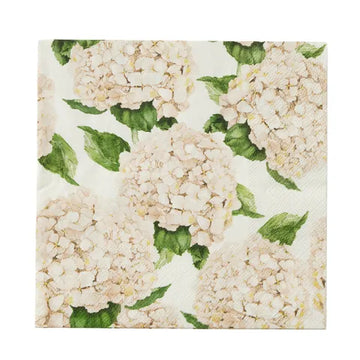 Coast to Coast - Hydrangea Napkin - 20pk 3 Ply 33cm