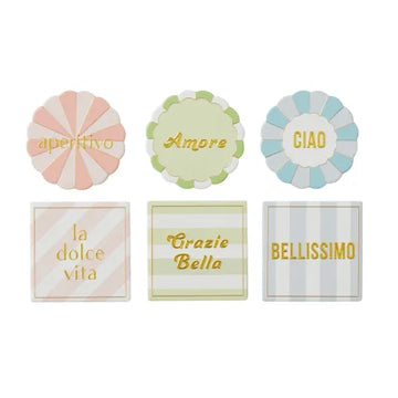 Coast To Coast Home - Amore Ceramic Coaster - 10cm (Set Of 6)