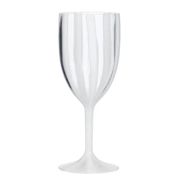 Coast To Coast Home - Cabana Acrylic Wine Glass 8x20cm - White