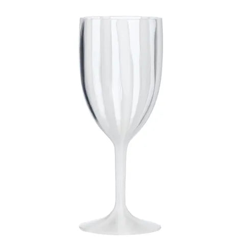 Coast To Coast Home - Cabana Acrylic Wine Glass 8x20cm - White