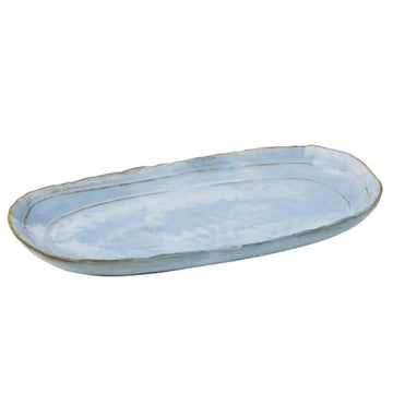 Coast To Coast Home - Acqua Ceramic Platter - 37x21cm - Blue