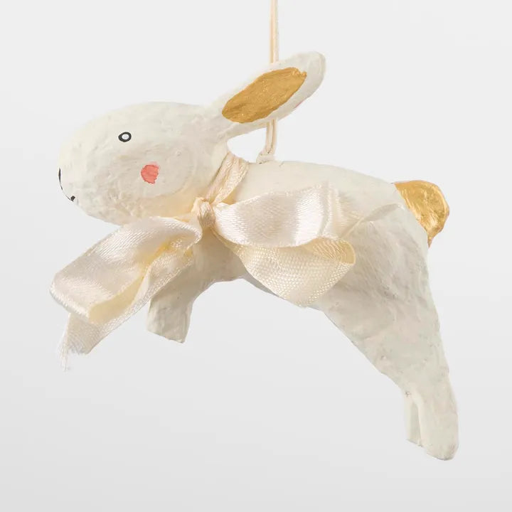 Florabelle - Mache Bunny Tree Decoration