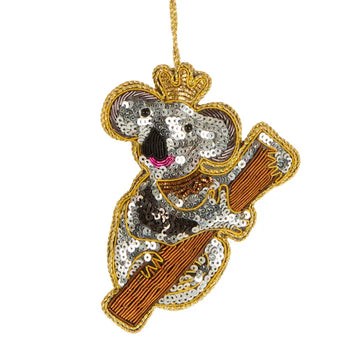Florabelle - KIMI KOALA SEQUIN TREE DECORATION