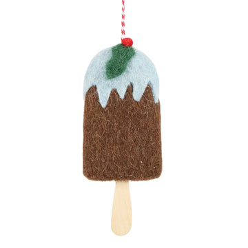 Florabelle - MERVELLE FELT ICE CREAM HANGING TREE ORNAMENT BLUE