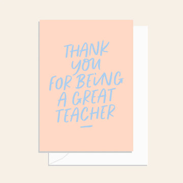 Elm Paper - Thank You Teacher