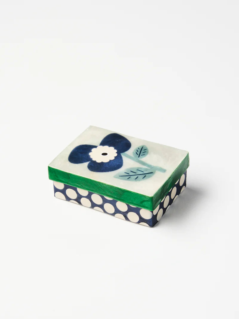 Jones & Co - Paradis Blue Rec Box – Clover and Co