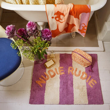 Sage & Clare - DIDCOT NUDIE BATH MAT - ORCHID