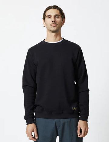 Mr Simple - Simple Fleece Crew - Black