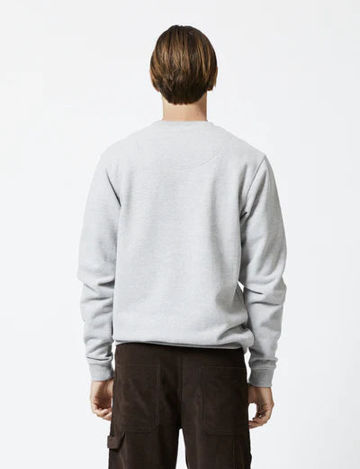 Mr Simple - Simple Fleece Crew - Grey Marble