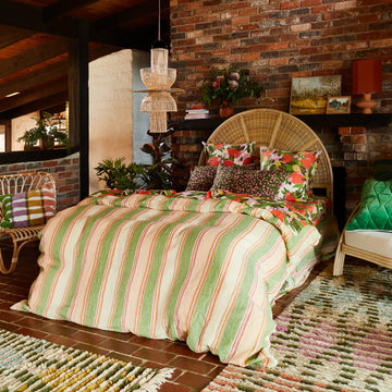 Sage & Clare - Delano Linen Quilt Cover - Super King