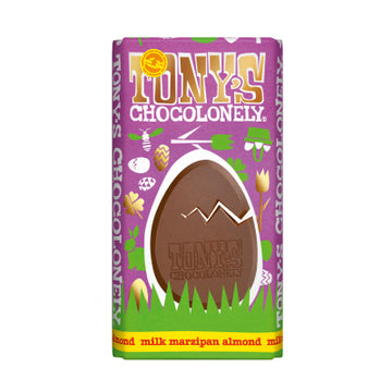 Tony's Chocolonely - Milk Marzipan Almond Bar  180g
