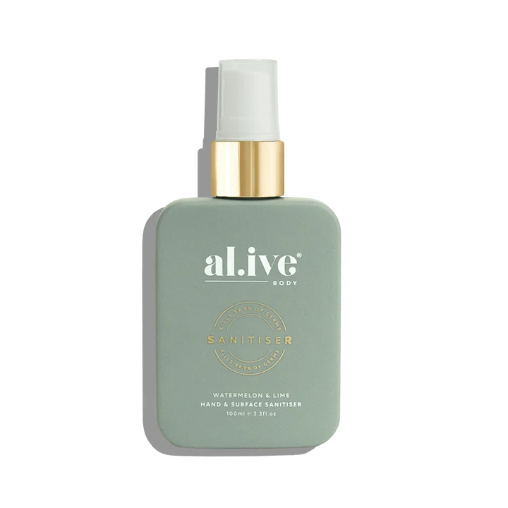 Al.ive Body - Hand & Surface Sanitiser Spray - Watermelon & Lime