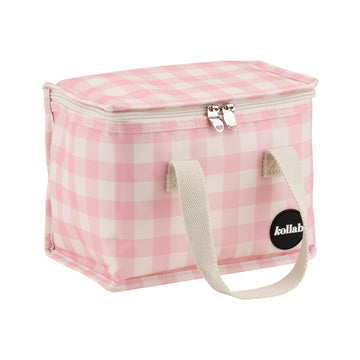 Kollab - Holiday Lunch Box - Candy Pink Check